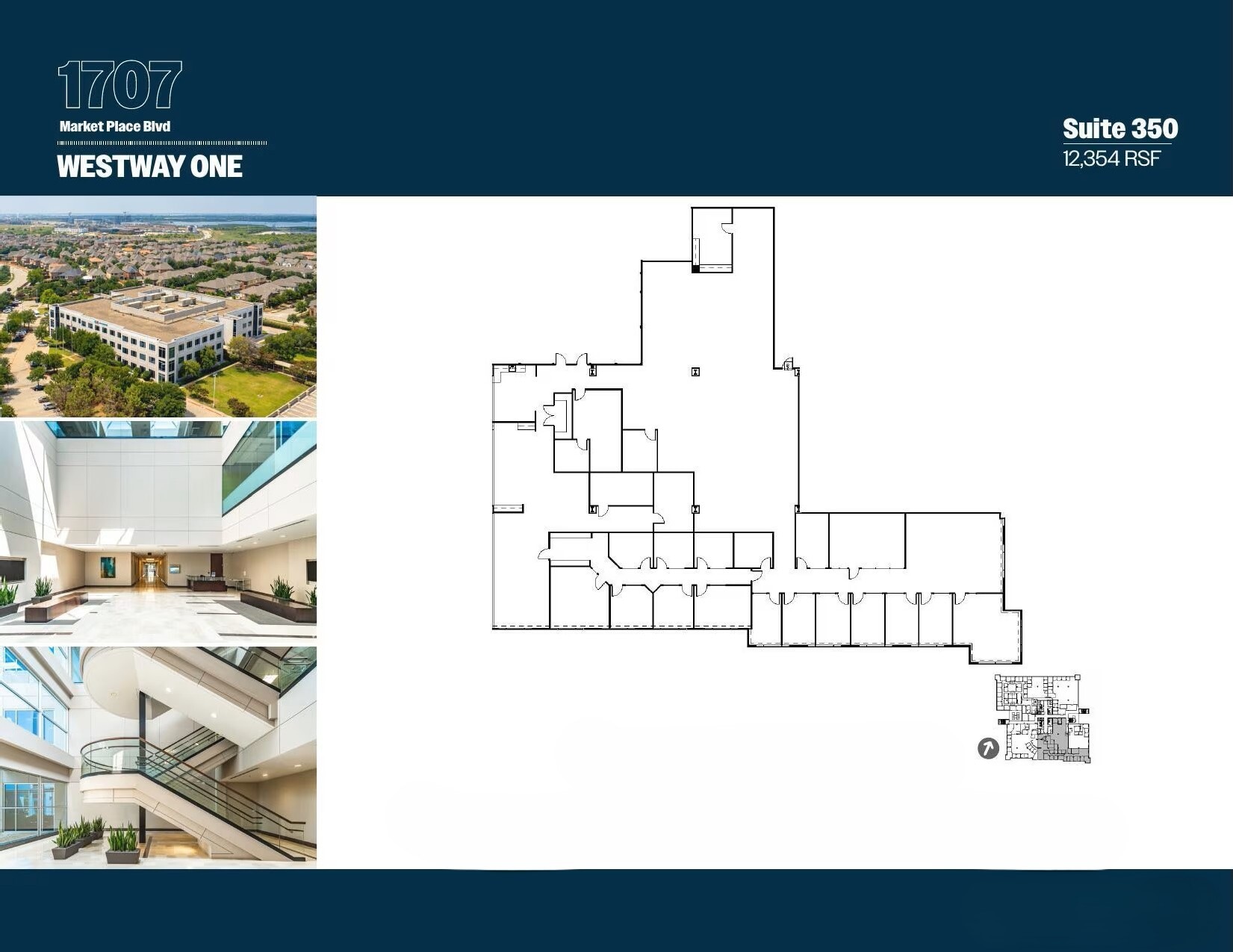 1707 Market Place Blvd, Irving, TX à louer Plan d’étage– Image 1 sur 1