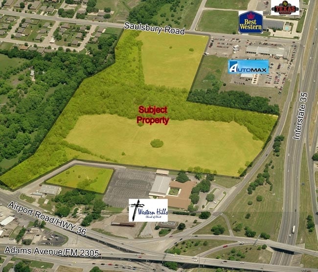 I 35 Frontage, Temple, TX à vendre - Photo principale – Image 1 sur 3