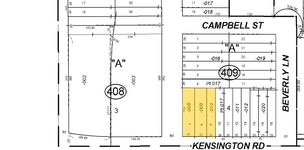 704 E Kensington Rd, Arlington Heights, IL à louer - Plan cadastral – Image 2 sur 2