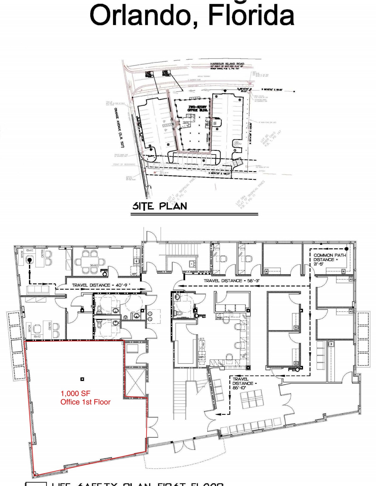 5127 S Orange Ave, Edgewood, FL à louer Plan de site– Image 1 sur 1