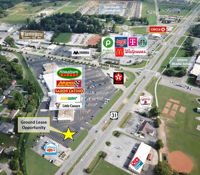U.S. 31, Athens, AL à louer - Aérien – Image 2 sur 2
