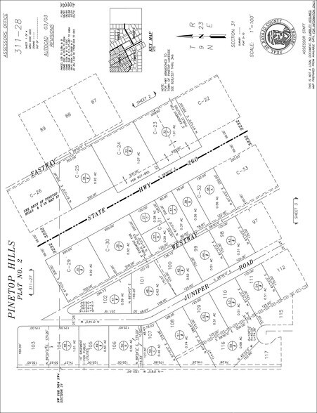 674 E White Mountain Blvd, Pinetop, AZ à vendre - Plan cadastral – Image 3 sur 28