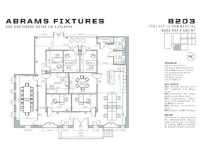 565 Northside Dr, Atlanta, GA à louer Plan d’étage– Image 1 sur 5