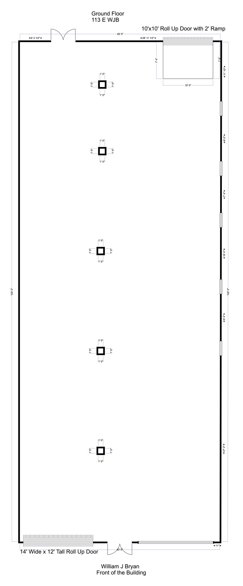 113 E Wm J Bryan Pky, Bryan, TX à louer Plan de site– Image 1 sur 1