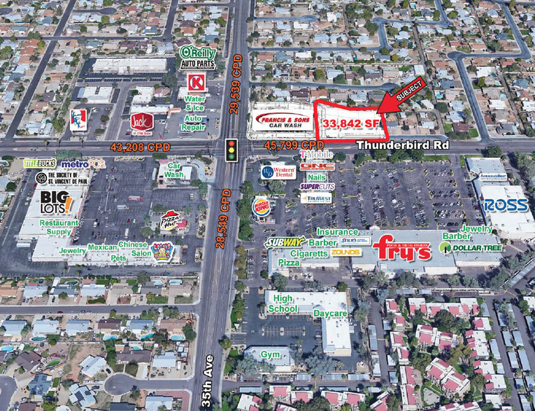 3448 W Thunderbird Rd, Phoenix, AZ à louer - Photo de l’immeuble – Image 1 sur 3