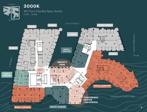 3000 K St NW, Washington, DC à louer Plan d’étage– Image 1 sur 1