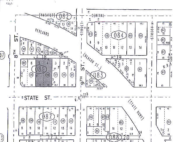 409-415 E State St, Redlands, CA à louer - Plan cadastral – Image 2 sur 4