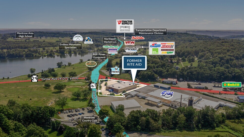 801 Grow Ave, Montrose, PA à vendre - Photo de l’immeuble – Image 3 sur 6