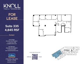 15400 Knoll Trail Dr, Dallas, TX à louer Plan d’étage– Image 1 sur 2