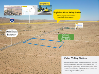 Plus de détails pour DALE EVANS PKWY APPLE VALLEY CA 92307, Apple Valley, CA - Terrain à vendre