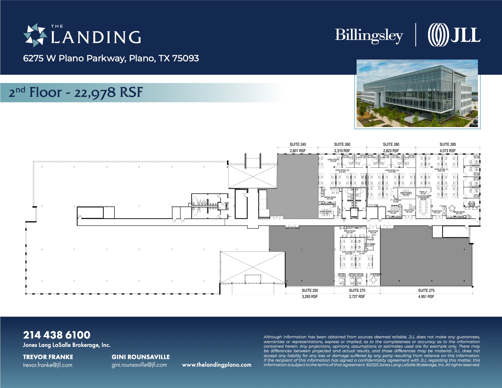 6275 W Plano Pky, Plano, TX à louer Plan d’étage– Image 1 sur 1