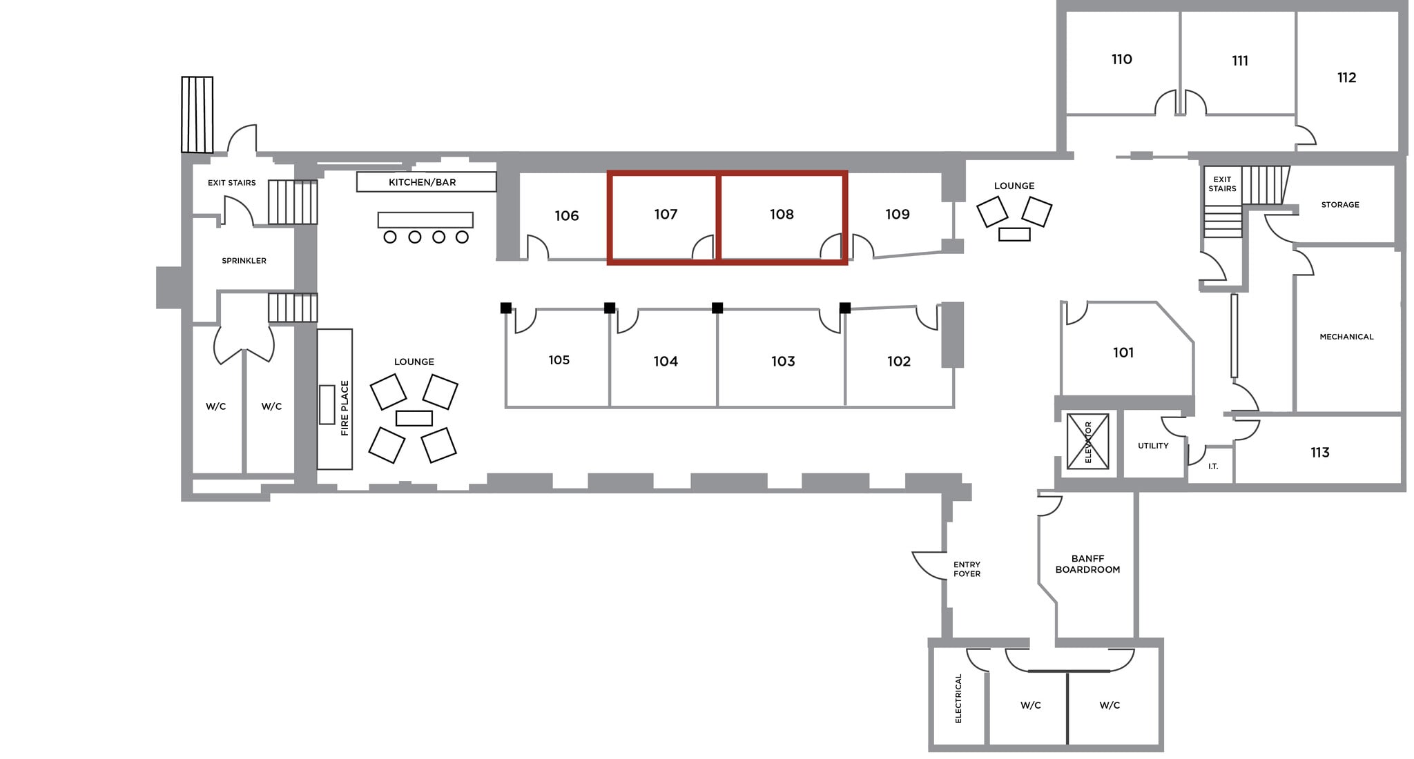 10171 Saskatchewan Dr, Edmonton, AB à louer Plan d’étage– Image 1 sur 1