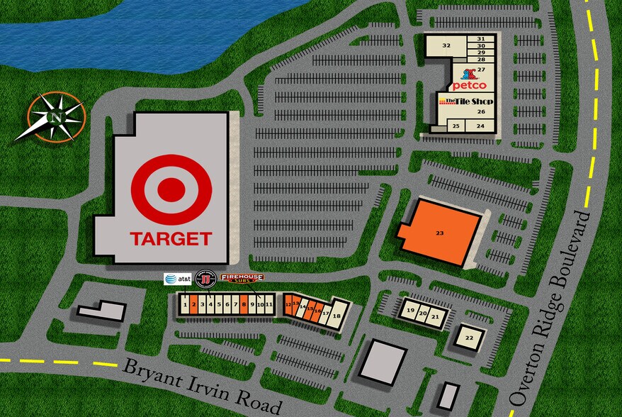 4801 Bryant Irvin Rd, Fort Worth, TX à louer - Plan de site – Image 2 sur 2