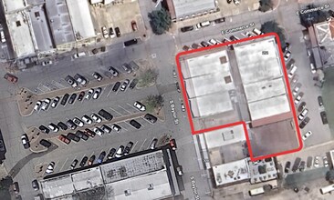 Block of South Baylor Commerce and S. St. Charles St, Brenham, TX - Vue aérienne vue de carte