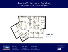 701 Tuscan Dr, Irving, TX à louer Plan d’étage– Image 1 sur 1