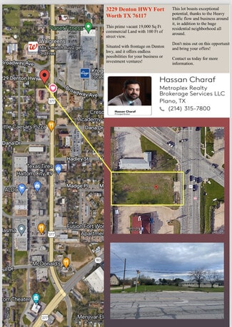 Plus de détails pour 3229 Denton Hwy, Haltom City, TX - Terrain à vendre