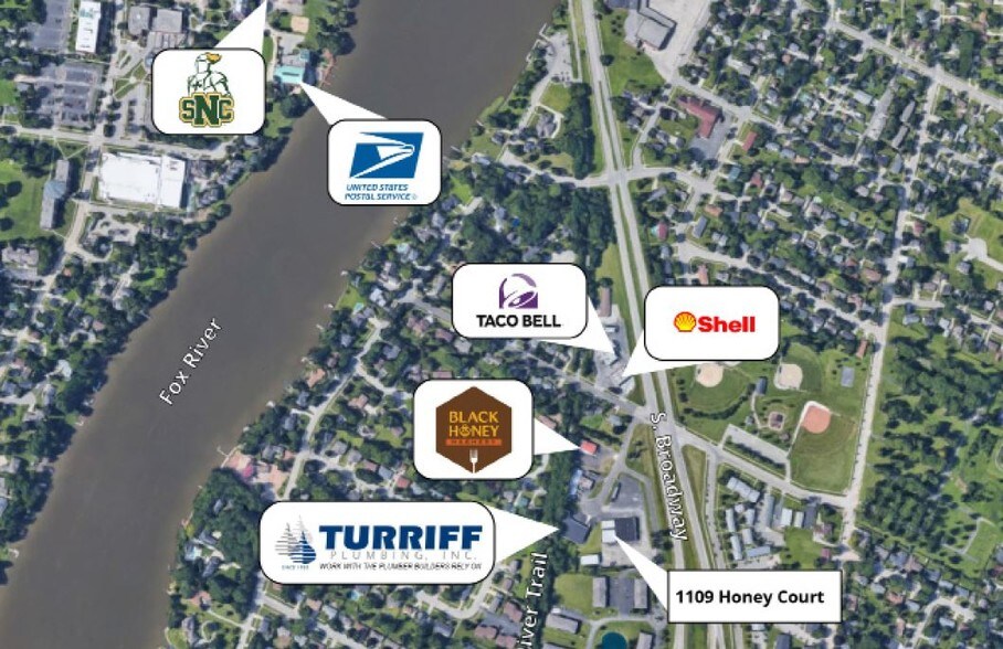 1109 Honey Ct, De Pere, WI à louer - Photo de l’immeuble – Image 3 sur 3