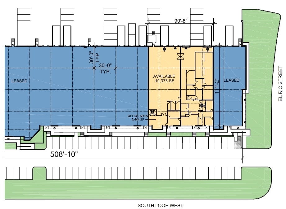 8272 El Rio St, Houston, TX à louer Plan d’étage– Image 1 sur 1