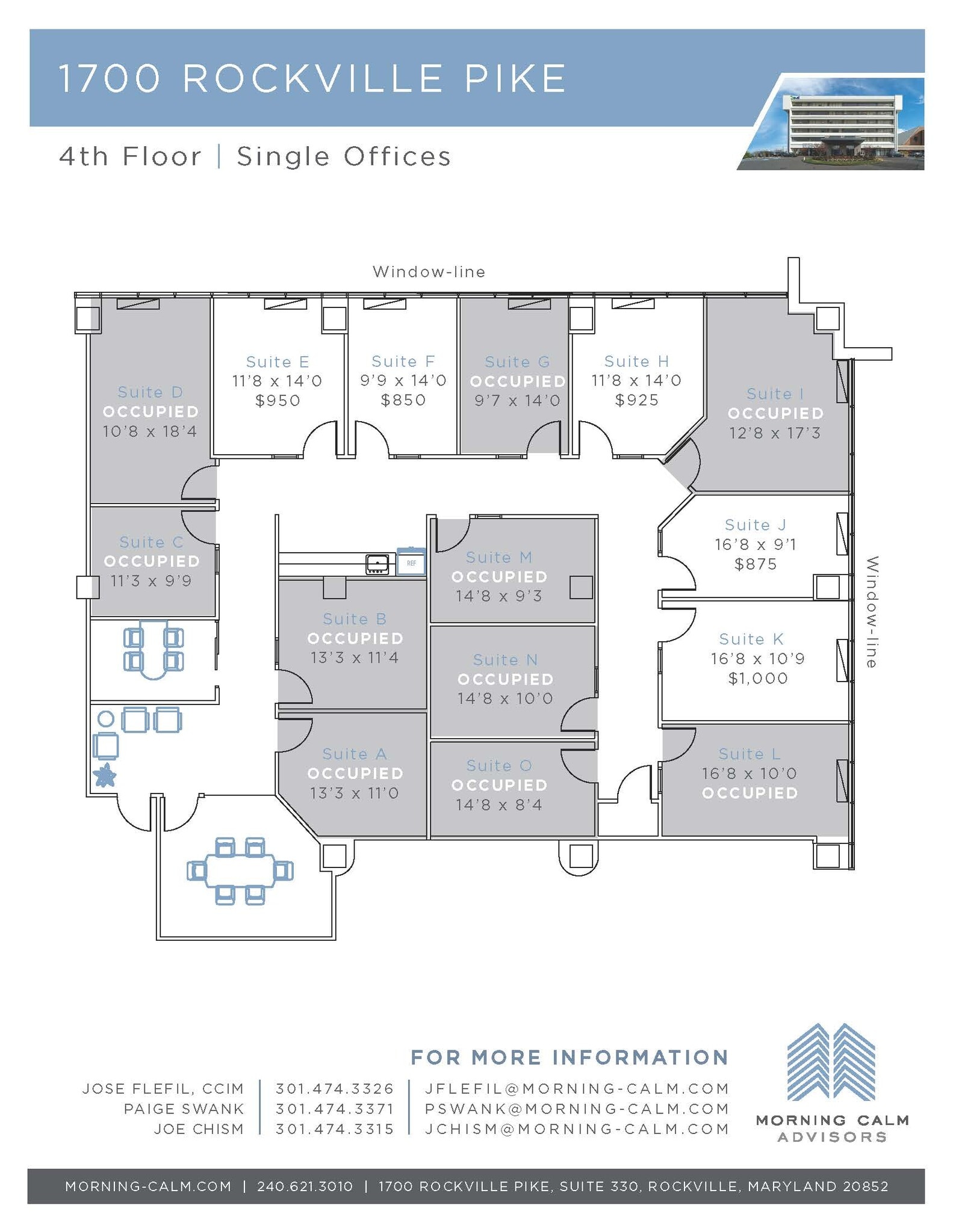 1700 Rockville Pike, Rockville, MD à louer Plan d’étage– Image 1 sur 1