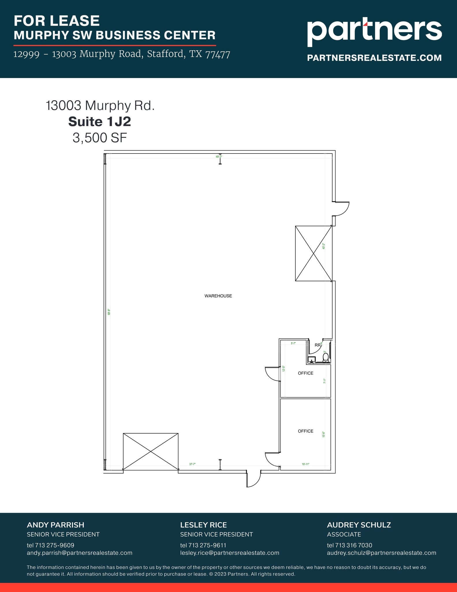 12999-13003 Murphy Rd, Stafford, TX à louer Plan de site– Image 1 sur 1