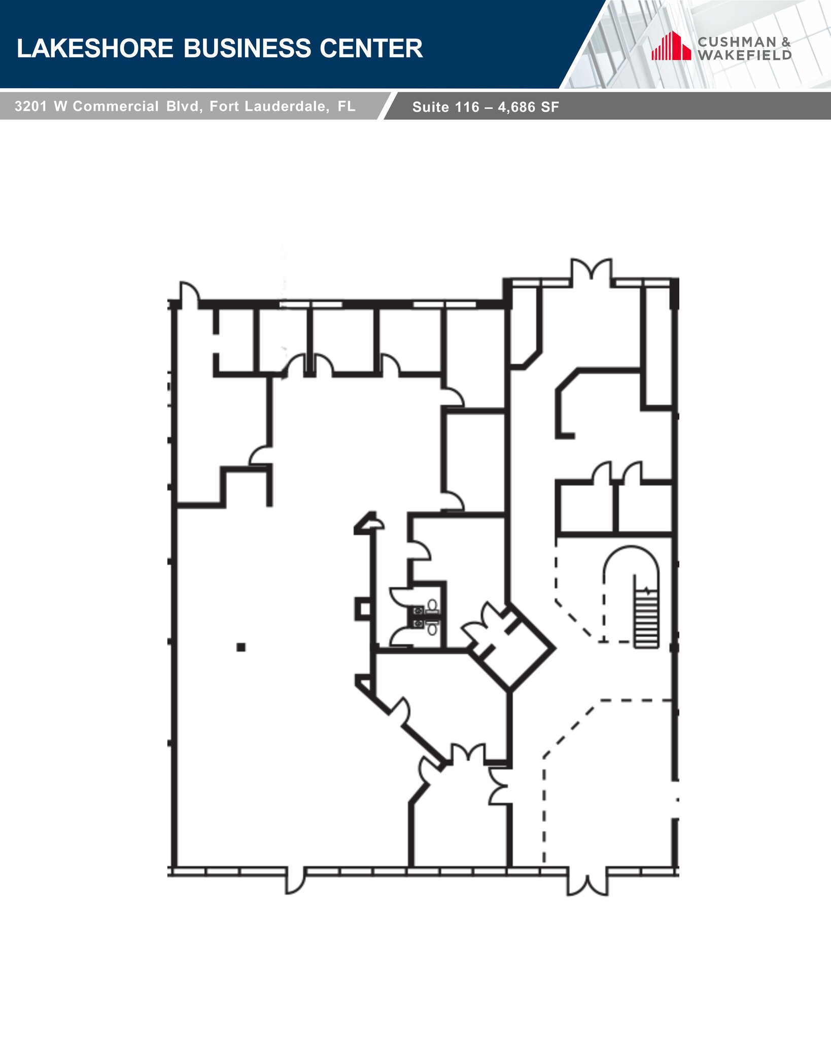 3201 W Commercial Blvd, Fort Lauderdale, FL à louer Plan de site– Image 1 sur 1