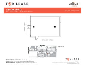 2973 W 7th St, Fort Worth, TX à louer Plan d’étage– Image 1 sur 1