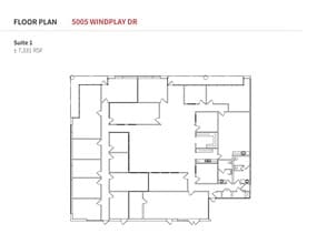 5001 Windplay Dr, El Dorado Hills, CA à louer Plan d’étage– Image 1 sur 1