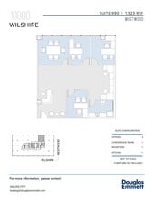 10880 Wilshire Blvd, Los Angeles, CA à louer Plan d’étage– Image 1 sur 1