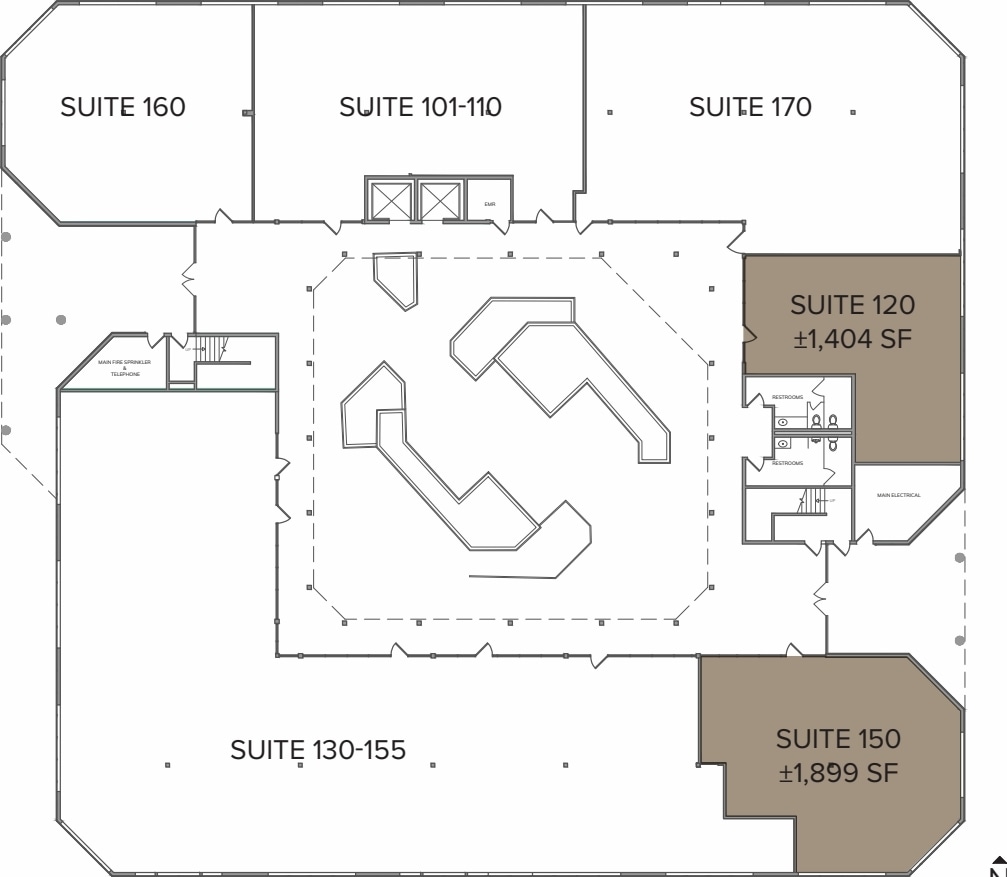 1401 N Tustin Ave, Santa Ana, CA à louer Plan d’étage– Image 1 sur 4