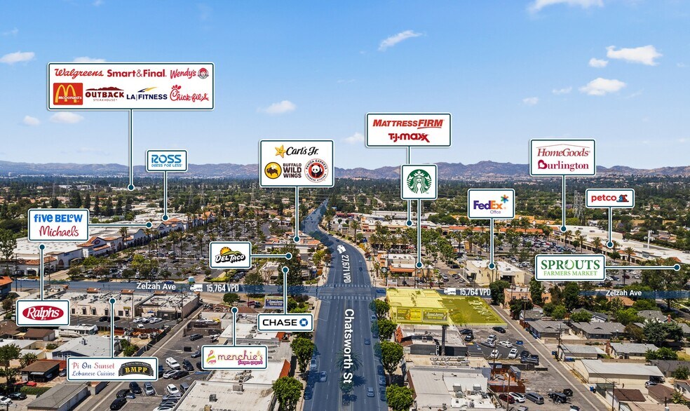 17851 Chatsworth St, Granada Hills, CA à vendre - Photo de l’immeuble – Image 2 sur 17