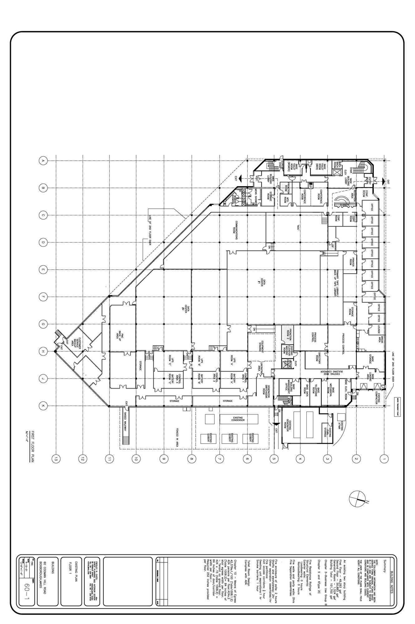 60 Codman Hill Rd, Boxborough, MA à louer Plan d’étage– Image 1 sur 1
