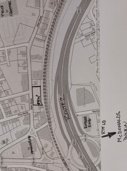 435 Main st, Gardner, MA à vendre - Plan de site – Image 1 sur 7