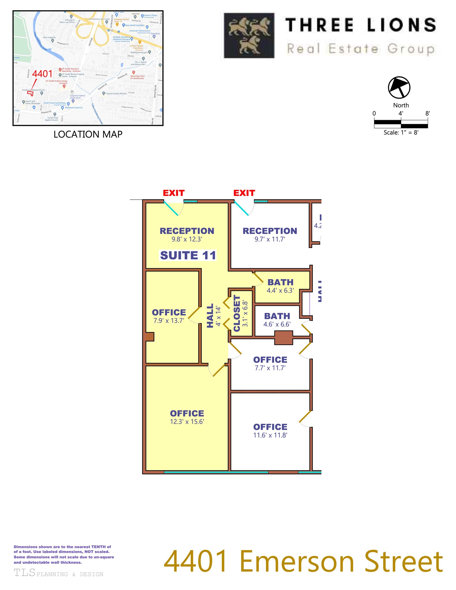 4401 Emerson St, Jacksonville, FL à louer Plan de site– Image 1 sur 1