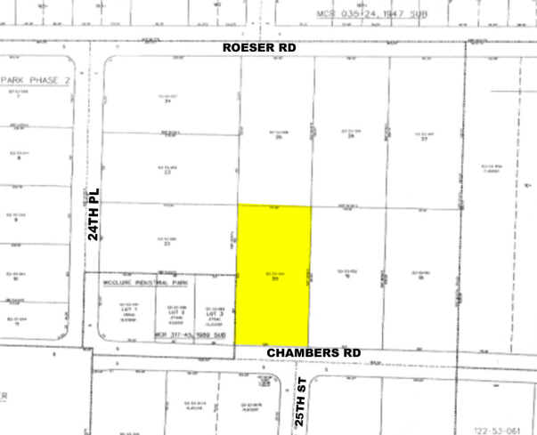 2450 E Chambers St, Phoenix, AZ à louer - Plan cadastral – Image 3 sur 19
