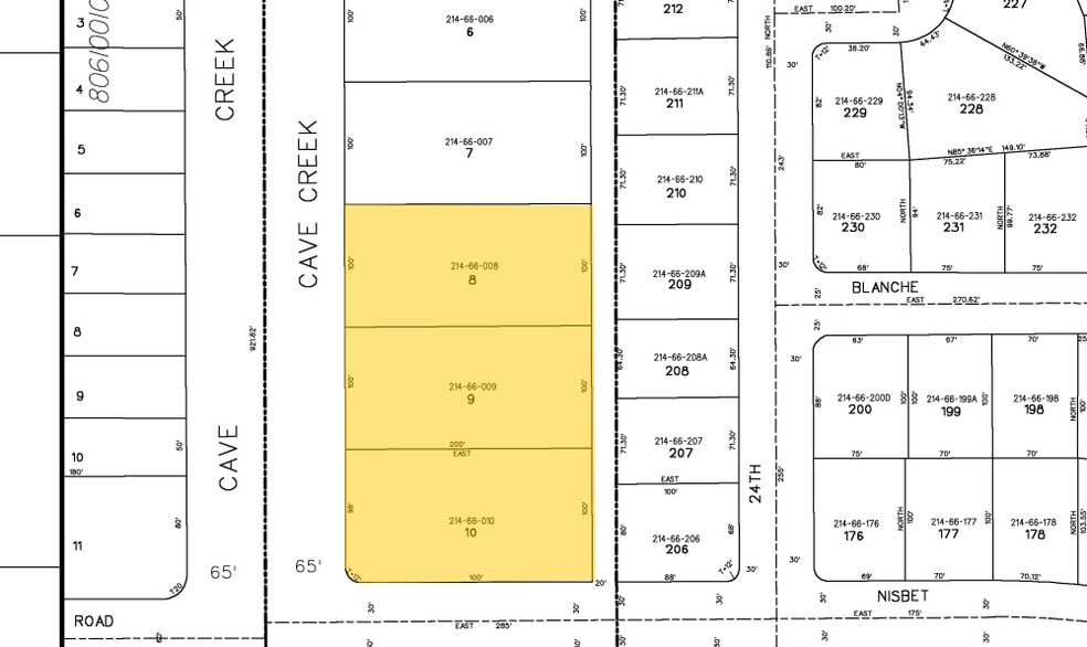 15001-15019 N Cave Creek Rd, Phoenix, AZ à louer - Plan cadastral – Image 2 sur 7