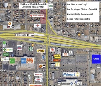 Plus de détails pour 1504-1508 S Grand St, Amarillo, TX - Terrain à louer