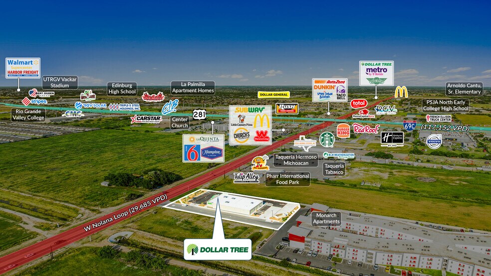 701 W Nolana Loop, Pharr, TX à vendre - Photo de l’immeuble – Image 3 sur 6