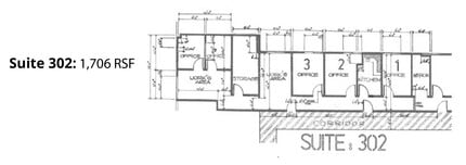3679 Motor Ave, Los Angeles, CA à louer Plan d’étage– Image 2 sur 2