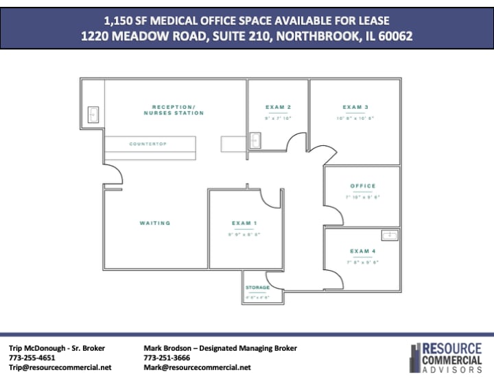 1220 Meadow Rd, Northbrook, IL à louer - Plan d’étage – Image 3 sur 17
