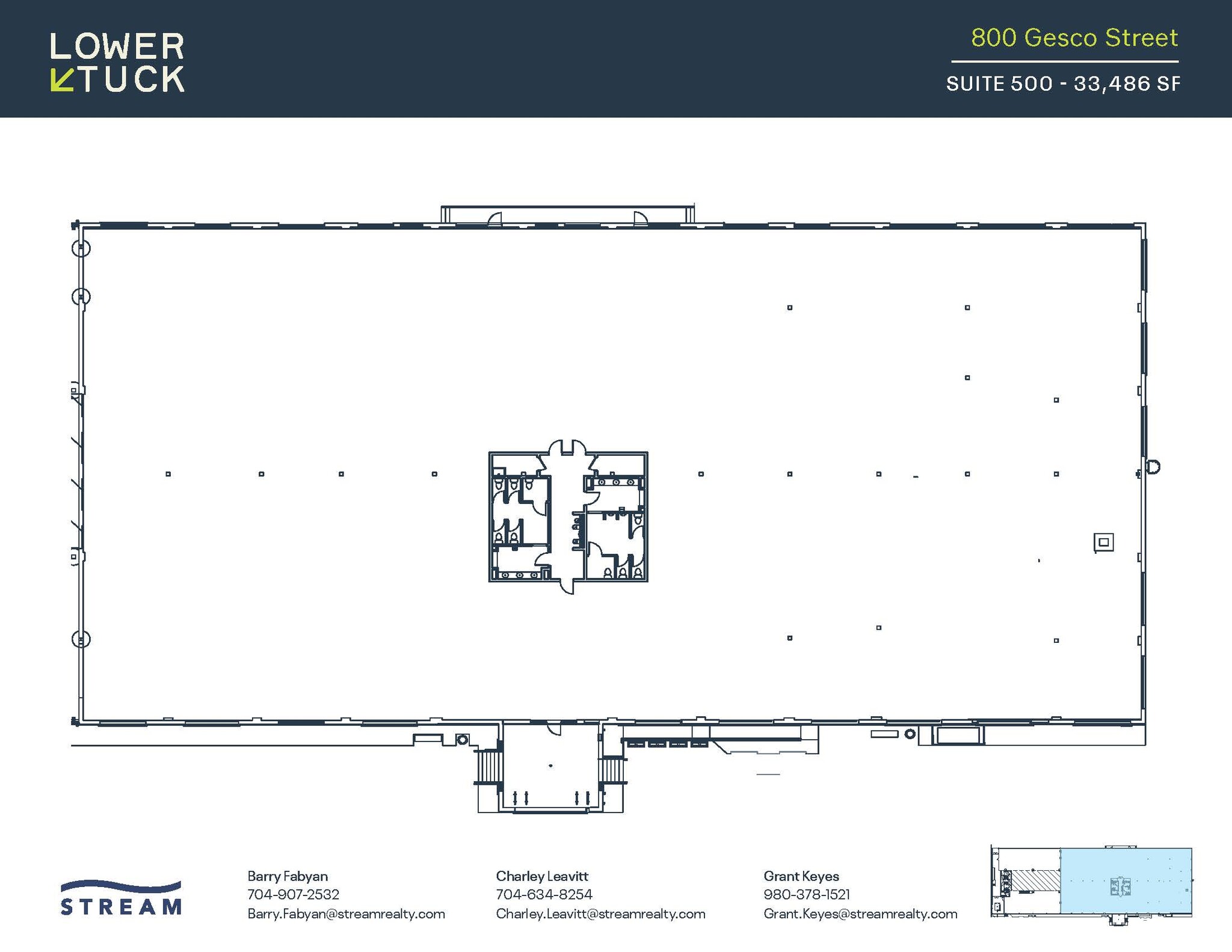 800 Gesco St, Charlotte, NC à louer Plan d’étage– Image 1 sur 1