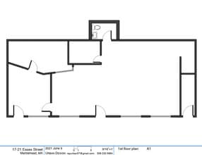 17-21 Essex St, Marblehead, MA à louer Plan d’étage– Image 1 sur 1