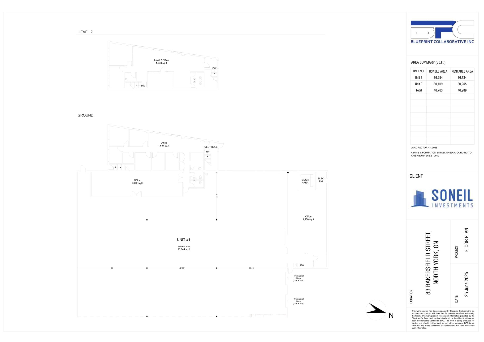 53-83 Bakersfield St, Toronto, ON à louer Plan de site– Image 1 sur 1