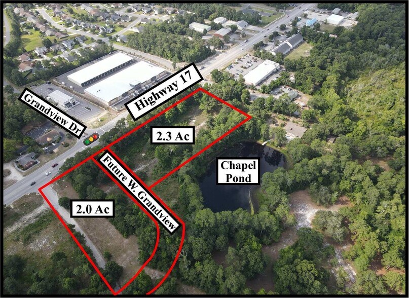 16001 Highway 17, Hampstead, NC à vendre - Aérien – Image 1 sur 1