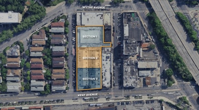 667 Kent Ave, Brooklyn, NY - VUE AÉRIENNE vue de carte