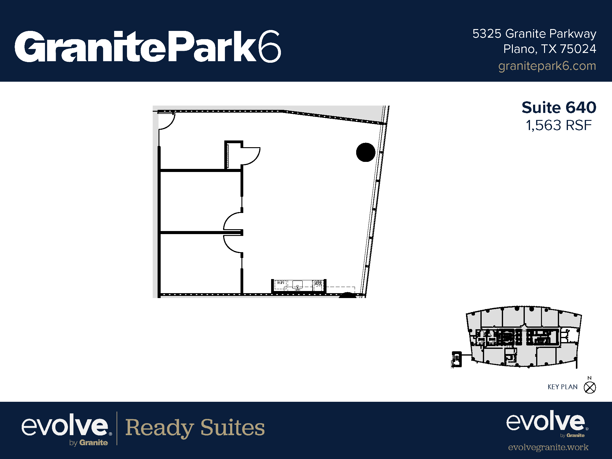 5525 Granite Parkway, Plano, TX à louer Plan d’étage– Image 1 sur 2