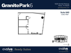 5525 Granite Parkway, Plano, TX à louer Plan d’étage– Image 1 sur 2