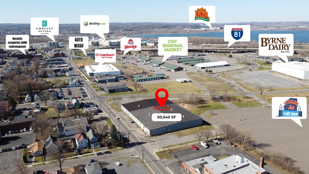 513-539 E Hiawatha Blvd, Syracuse, NY à louer - Photo de l’immeuble – Image 1 sur 11