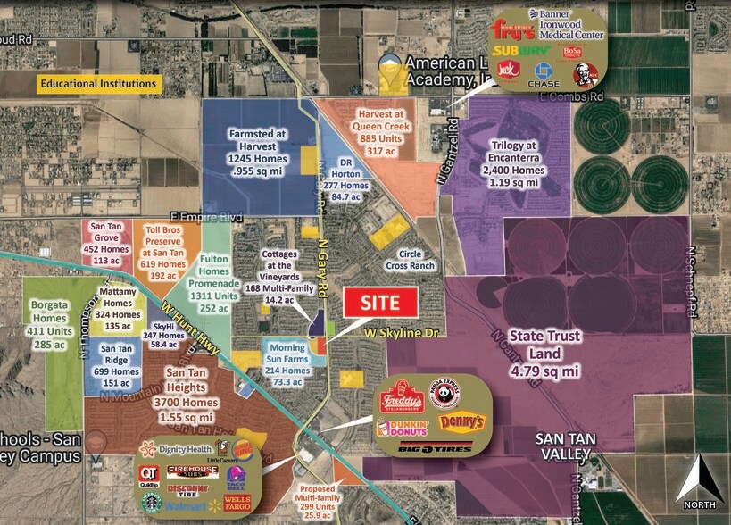 SWC GARY ROAD & SKYLINE DRIVE, San Tan Valley, AZ à vendre - Photo principale – Image 2 sur 3