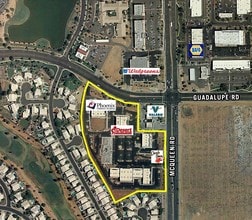 706 N McQueen Rd, Gilbert, AZ - Vue aérienne vue de carte