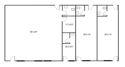 7669 Confederate Park Rd, Fort Worth, TX à louer Plan d’étage– Image 1 sur 1